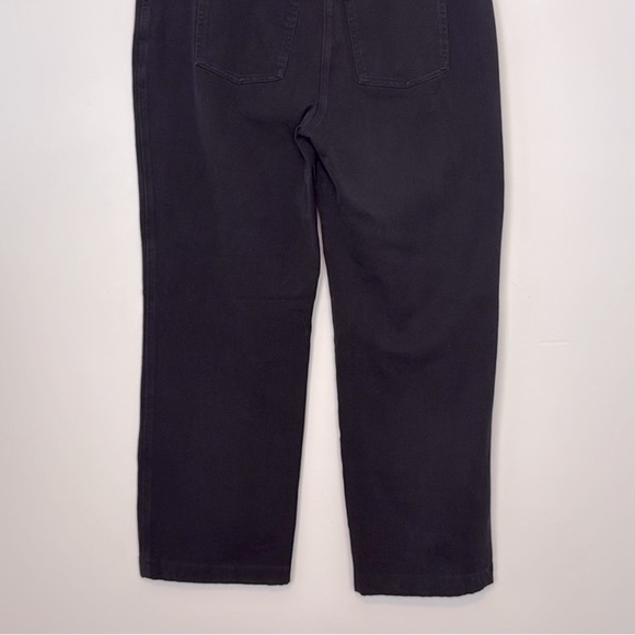 ST. JOHN Faded Black Denim Bootcut/Wide Leg Pants. Size 12. - Picture 8 of 10
